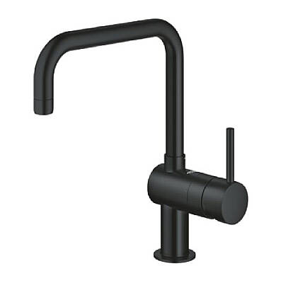 GROHE Minta Tek Kumandalı Mutfak Bataryası Mat Siyah 32488KF0