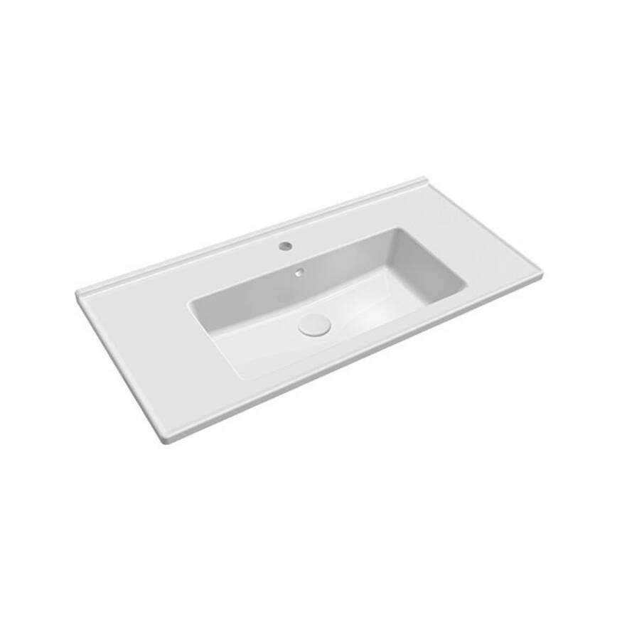 Bien Banyo Neptün Konsollu Lavabo 100 cm Beyaz