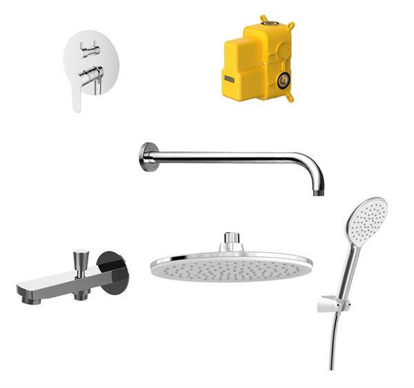 Bien Banyo Water Flowbox Sistemleri  Round Ankastre Banyo Batarya Seti