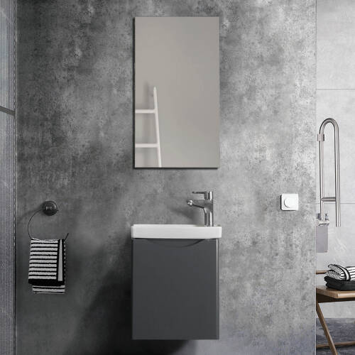 Martat Banyo Zen 40 cm Banyo Dolabı Mat Antrasit