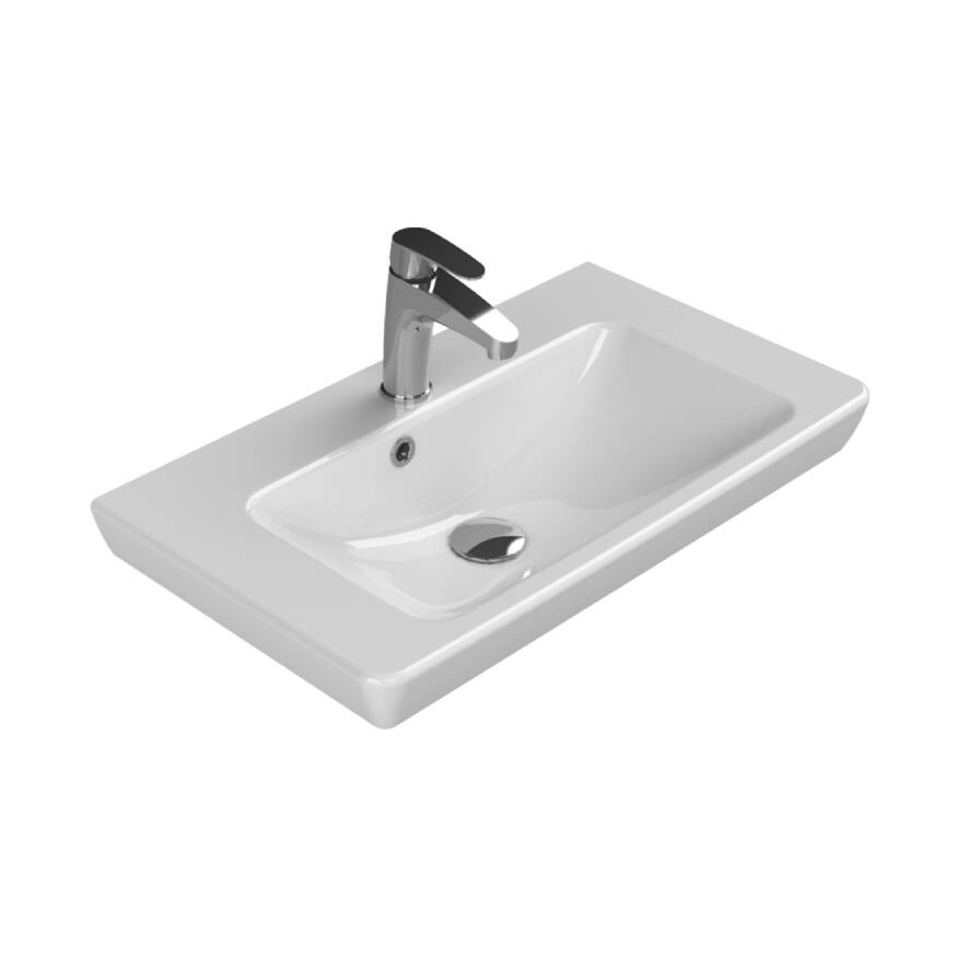 Cerastyle Porto Etajerli Lavabo 65x38 cm