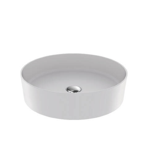 Creavit Loop Yuvarlak Lavabo Mat Beyaz 45 cm