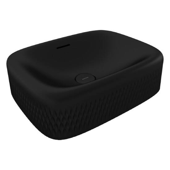 Bocchi New Age Tezgah Üstü Lavabo 55 cm Mat Siyah