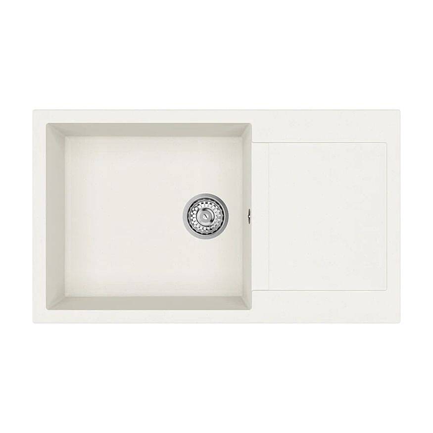 Teka Clivo 60 B-TQ 1B 1D Beyaz Tequartz Eviye 115350006