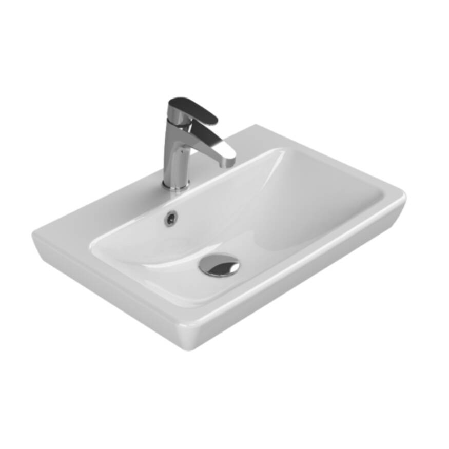 Cerastyle Porto Etajerli Lavabo 55x38 cm