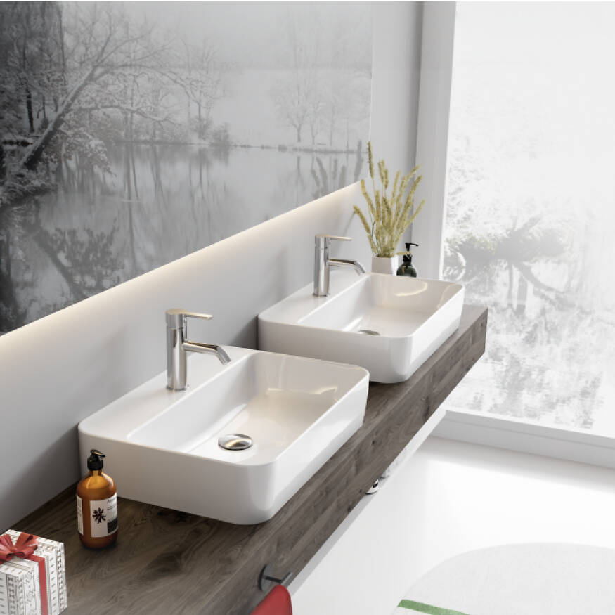 Cerastyle Hera Tezgah Üstü Lavabo 60x42 cm