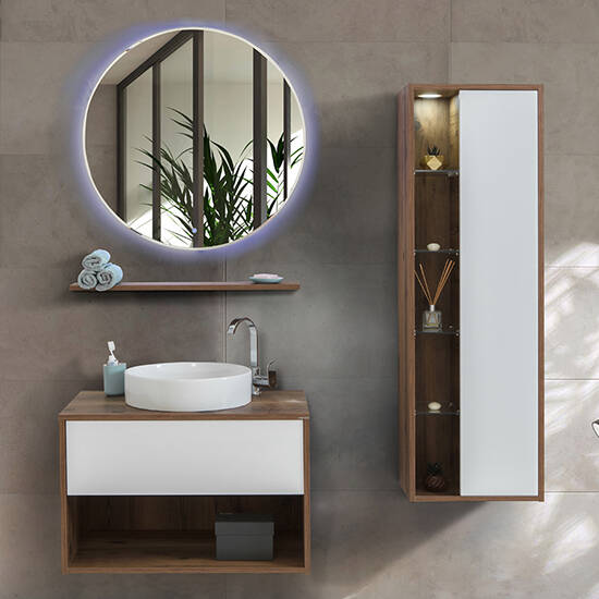 Martat Banyo Opal 80 cm Banyo Dolabı