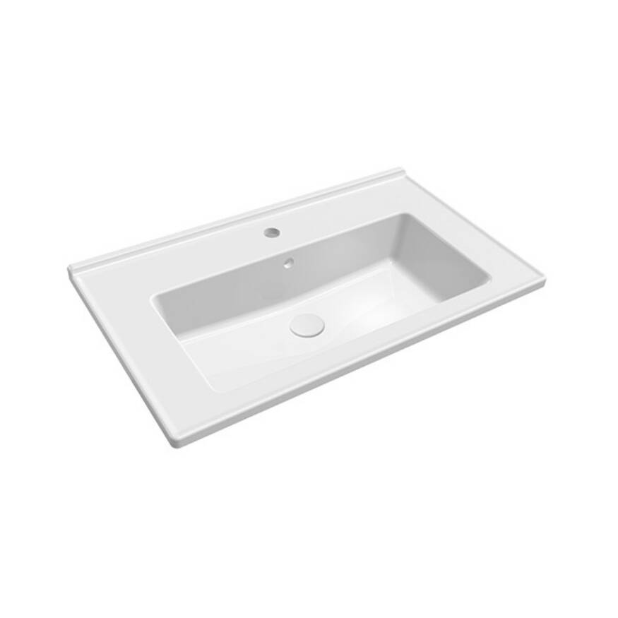 Bien Banyo Neptün Konsollu Lavabo 80 cm Beyaz