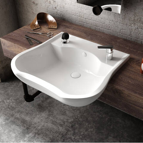Lucco Oval Kuaför Lavabosu