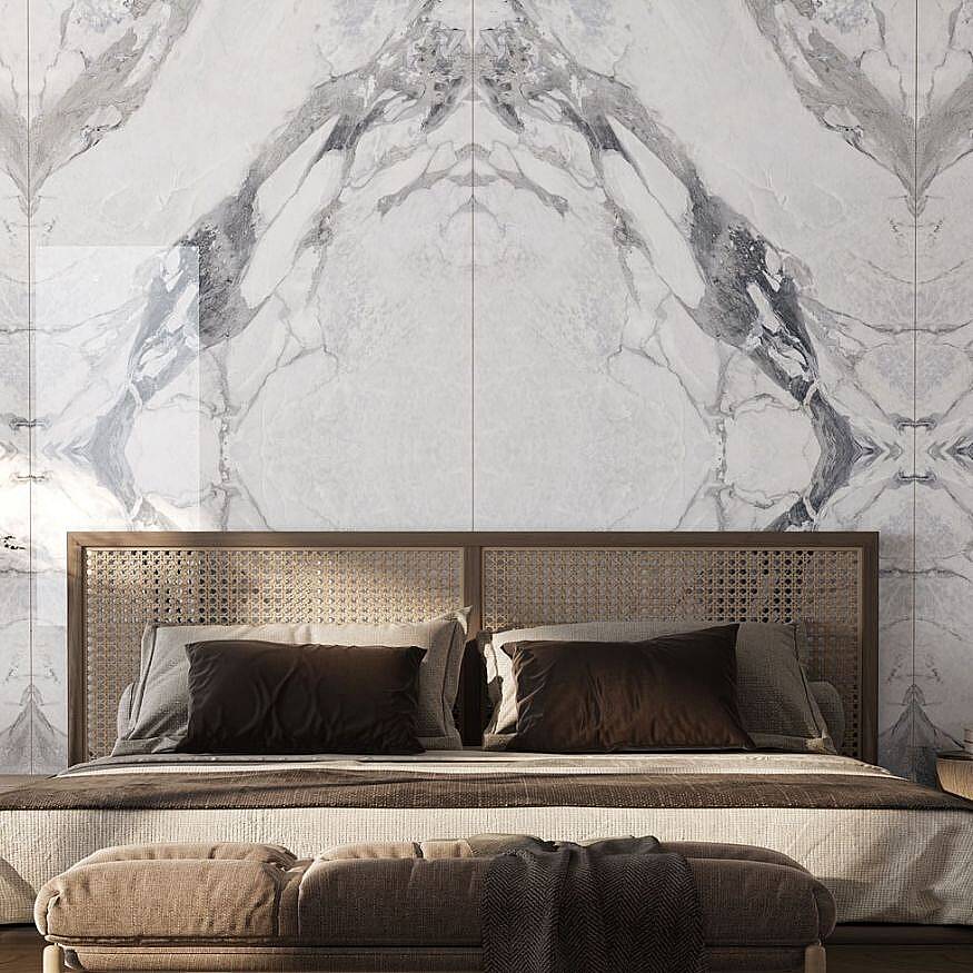 Bien Seramik BIQSLAB Ophera Grey Bookmatch 120x280 cm 6 mm Prselen Seramik