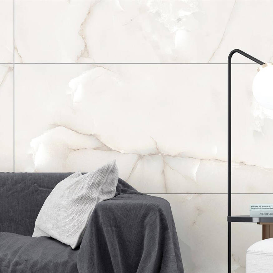 Duratiles 60x120 cm Neo Onix Beyaz Yer Karosu