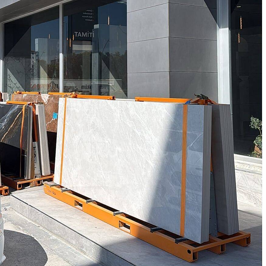 Bien Seramik BIQSLAB 120x280 cm Sevkiyatı için Metal A Tipi Kasa Palet
