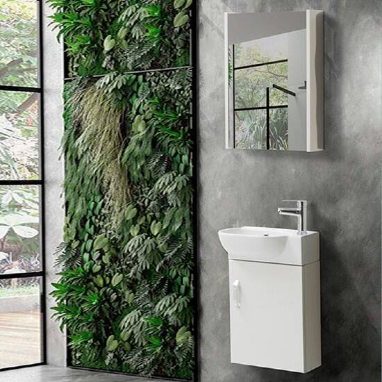 Martat Banyo Pera 45 cm Banyo Dolabı Beyaz