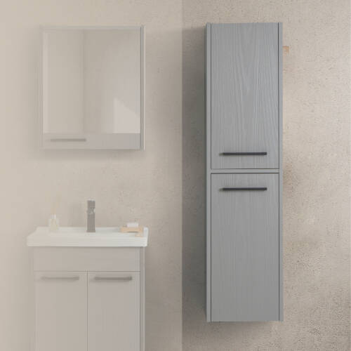Martat Banyo New Sofia Boy Dolap Kül Gri